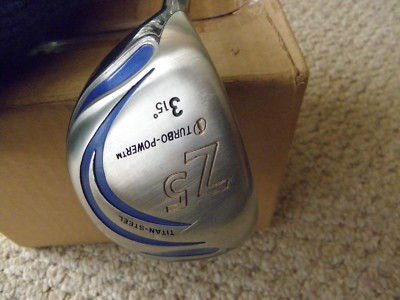 Men left handed mid-firm graphite Custommade Z5 Turbo Power 15 degree 3 wood