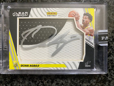 2022-23 NBA Panini Instant CLEAR VISION Patch OCHAI AGBAJI RC Auto SSP #/10