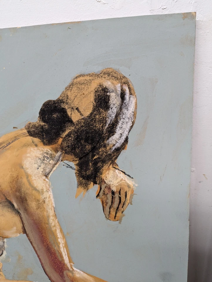 2 figuras de estudio vintage John Huszer 1913-83 moderno mujer desnuda mediados de siglo mcm Foto 4 de 4