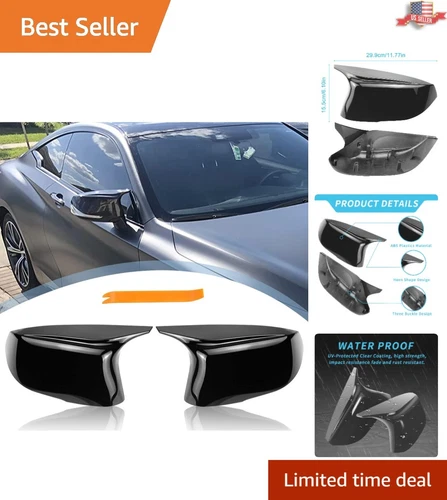 Premium Carbon Fiber Mirror Cover Caps for Infiniti Q50 Q60 Q70 QX30 QX50