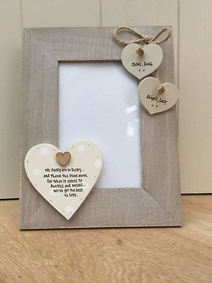 Auntie Aunty Great Aunt Uncle PHOTO FRAME Personalised ANY NAME Christmas  Gift