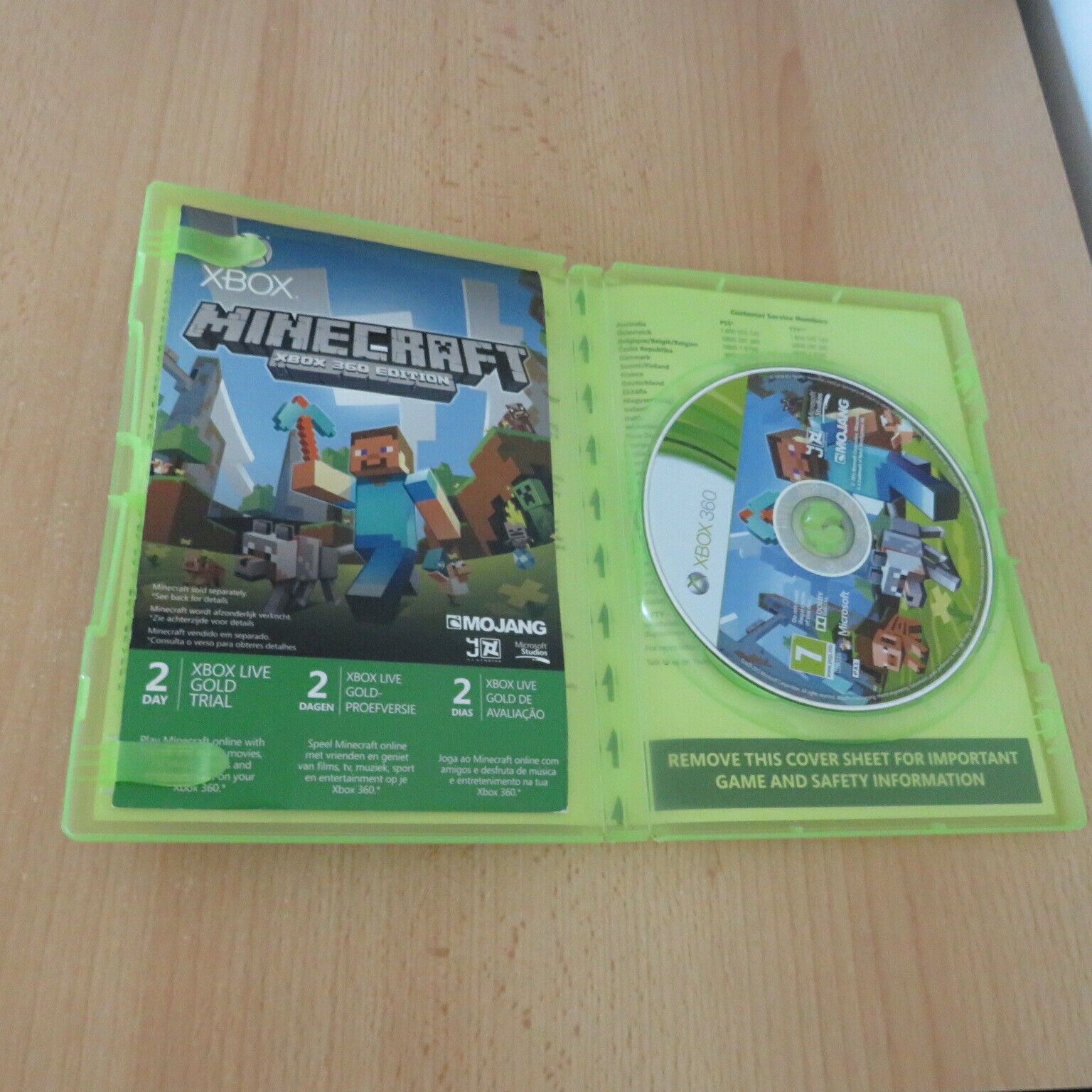 Minecraft Xbox 360 Edition (2013), in Portuguese, completely in Portugues  885370606508