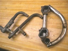 1983 Honda VF 1100 C engine coolant pipes water jackets