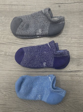 Nike Little Kid's Dry-Fit Cushioned No-Show Socks 3-Pack Size S/M 13C-3Y  5277