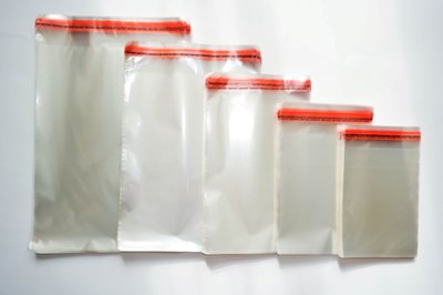 PP Hochglanz Beutel 40 Varianten Polypropylen Selbstklebend Durchsichtig 100 St.
