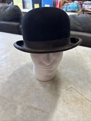 Lock & Co Hatters Derby Hat Vintage black bowler Hat | eBay Lock & Co Hatters Derby Hat Vintage black bowler Hat | eBay