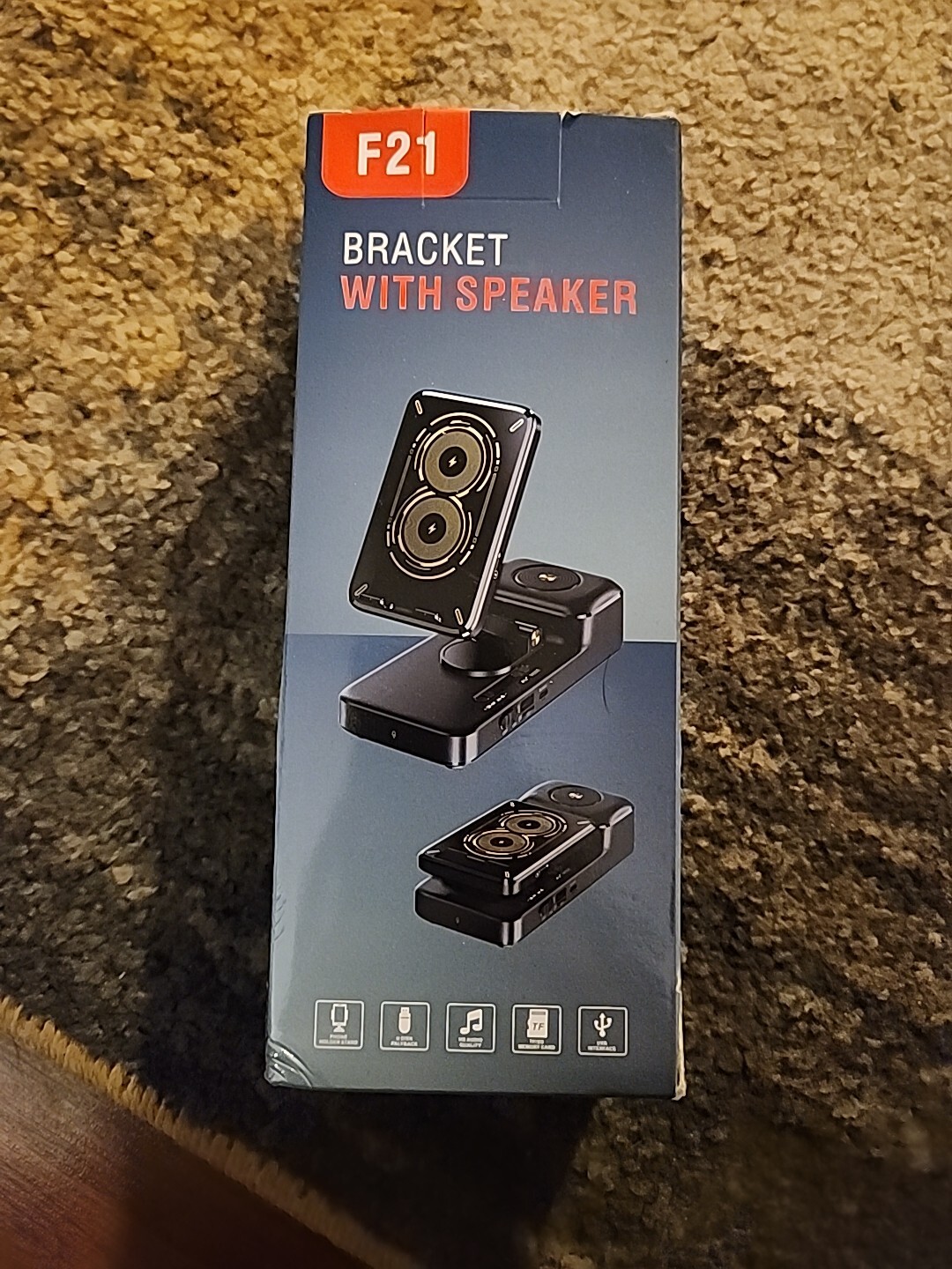 Wireless Bluetooth Speaker with Fast Charging & Phone Stand Function  -image