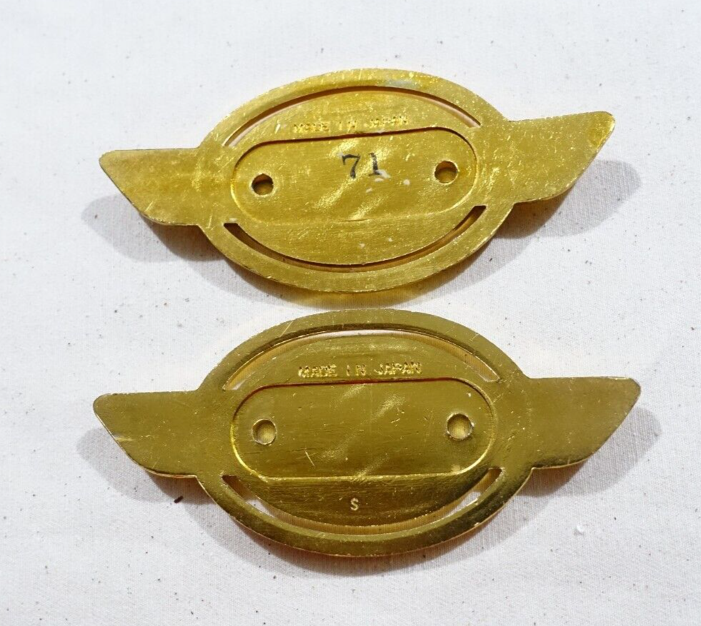 Genuine Suzuki 1969-1972 T350 Fuel Tank Emblem 68111-18100 OEM for