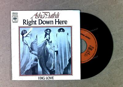 Asha Puthli - Right Down Here GER 7in 1974 .