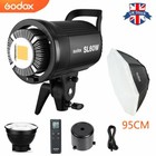 Godox SL-60W 5600K 60w Lampa wideo LED z 95cm bowen mount Softbox Kit