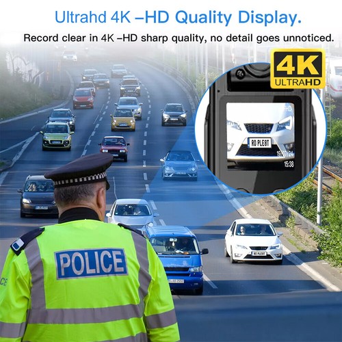 4K HD Mini Camera WiFi Portable Sports Digital Video Recorder Police Body Camera - Picture 17 of 24