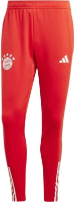 Adidas Bayern Munich [ GR. S/M ] Pantalon de Jogging Pantalon IQ0605 Rouge Neuf - Photo 1/2