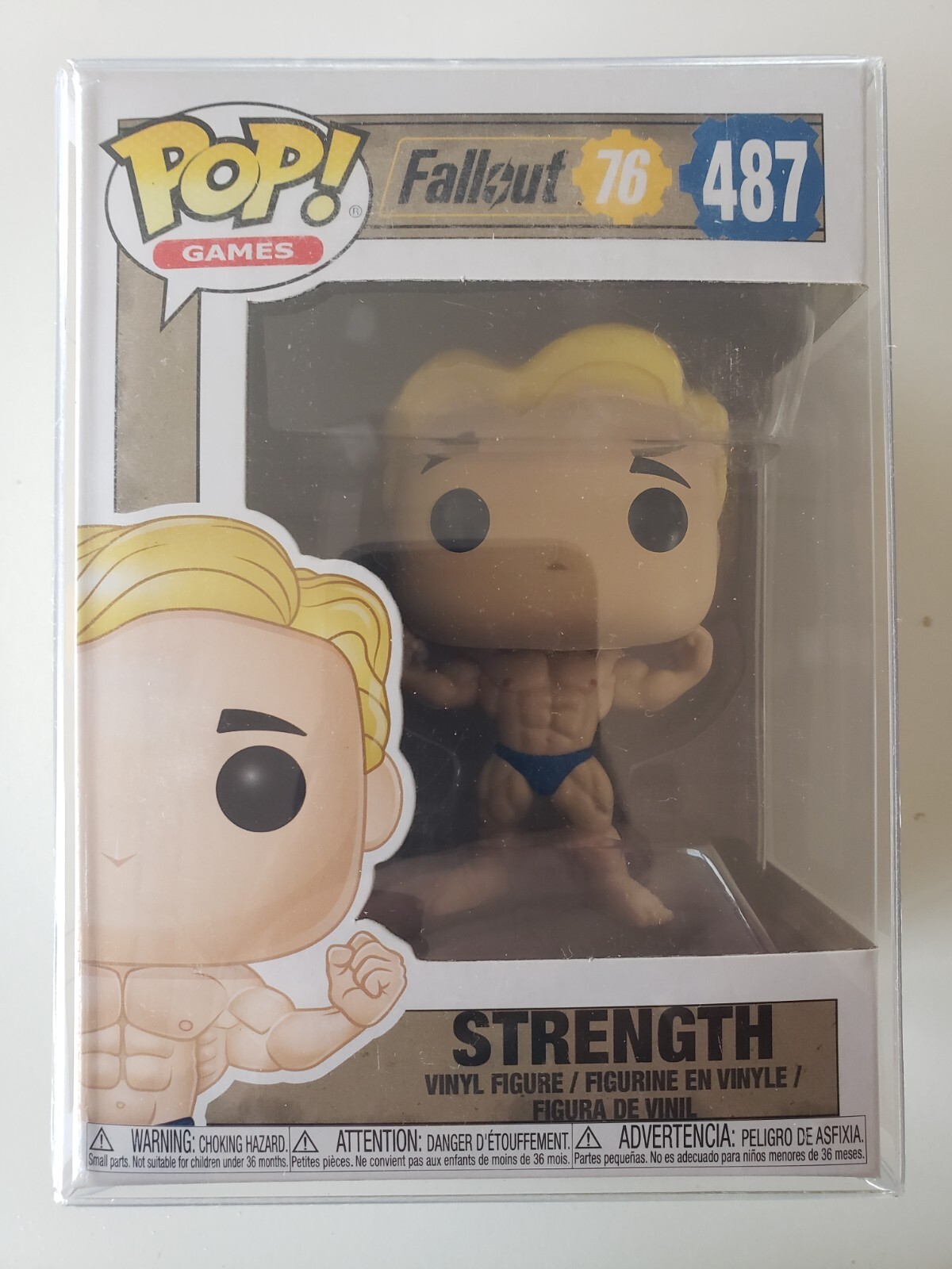 Funko Pop! Games Fallout 76 Strength #487 Vinyl Figure With P/P