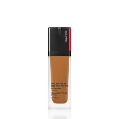 SHISEIDO SYNCHRO SKIN SELF -REFRESHING FOUNDATION (440 AMBER)1-oz (NEW, UNBOXED)