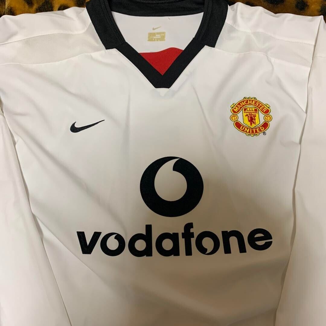 MINT DAVID BECKHAM #7 2XL Manchester United 2002 2003 Away MINT DAVID BECKHAM #7 2XL Manchester United 2002 2003 Away