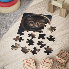 Kids' Puzzle, 30-Piece. cute cat 