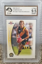 2006 Select Champions Matthew Richardson - Richmond Tigers - Graded CGA 9.5