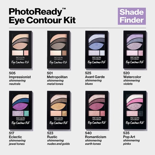 Revlon Eyeshadow Paette, PhotoReady Eye Makeup, Creamy Pigmented in Blendable - Picture 6 of 6