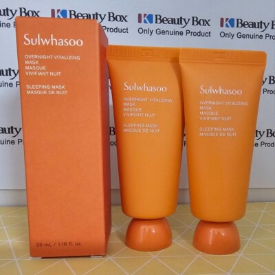 Sulwhasoo Overnight Vitalizing Mask 35ml x 2EA Sleeping Cream Mask K-Beauty NEW
