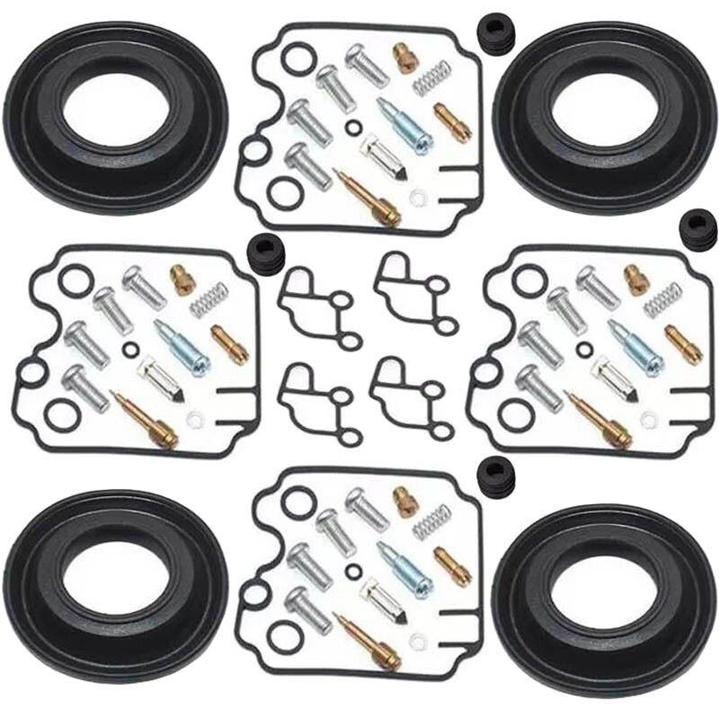Carburetor Repair Kit 4X FOR YAMAHA FZR 600 R 1989-1999 Carb Rebuild diaphragm