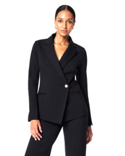 New Spanx Black The Perfect Asymmetrical Blaz...