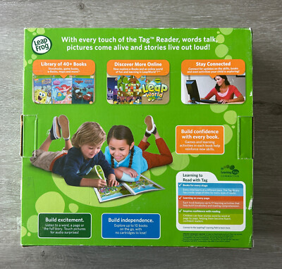 LeapFrog Tag Reading System Learn to Read Pen Book Sets 1 & 2 Leap