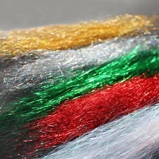 5 Colors 10cm Holographic Ice Dub Synthetic Fiber Fly Tying Dubbing Materials