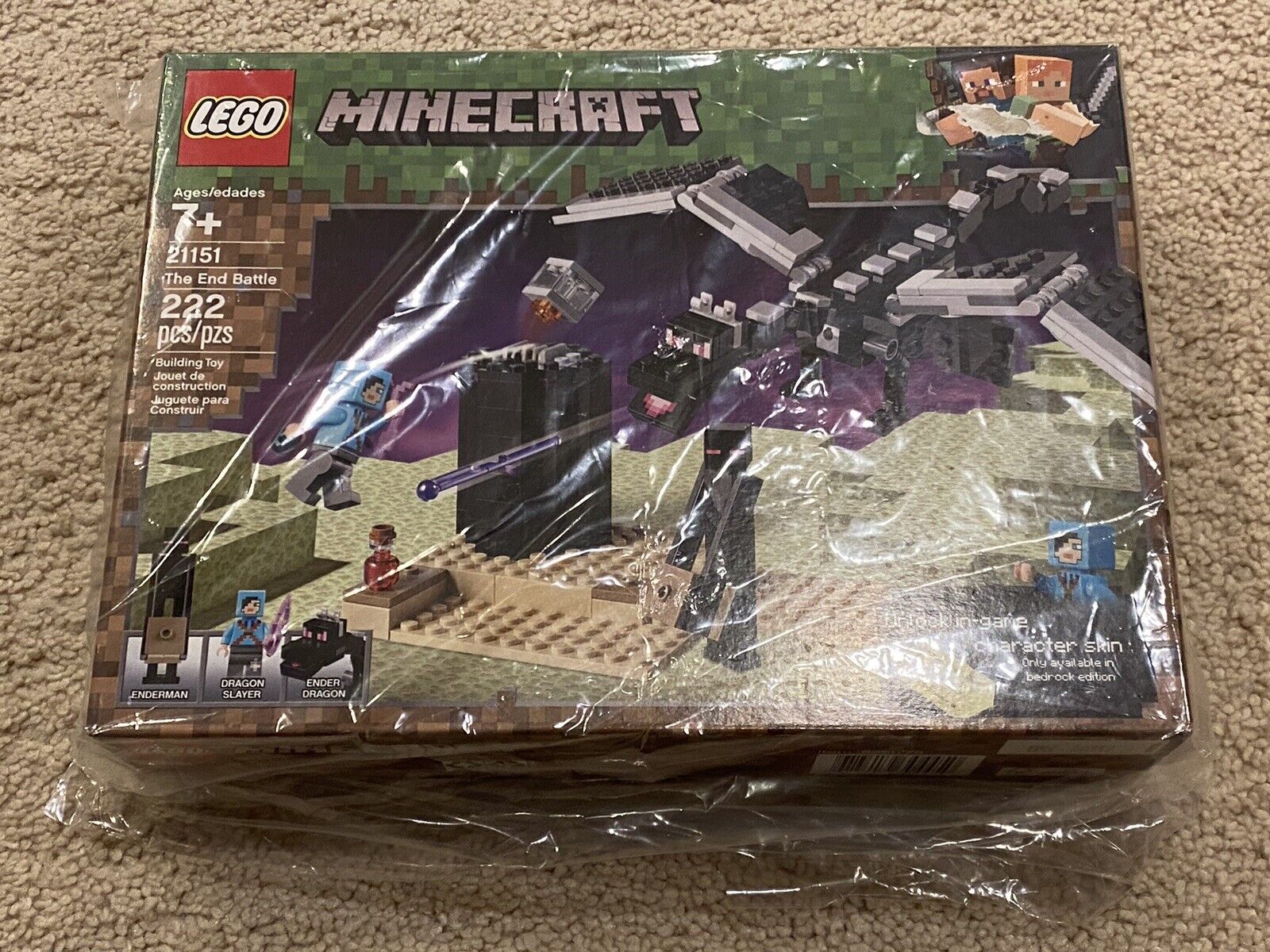 LEGO Minecraft The End Battle Ender Dragon Build Review 2019 