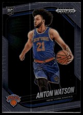 2024-25 Panini Prizm Black #238 Anton Watson Rookie