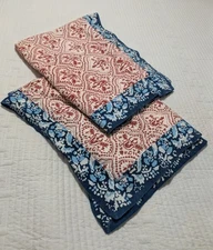 Anthropologie Meguro Standard Pillow Shams Set 2 Boho