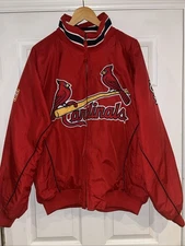 St. Louis Cardinals Majestic Brand Dugout Jacket/coat Size Extra Large Very Nice