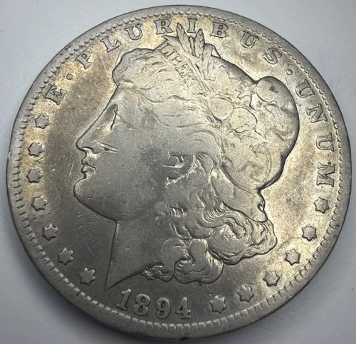 1894 O Morgan Silver Dollar - E4