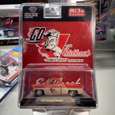 1/64 M2 Machines 1979 Chevrolet Silverado  Go With Edelbrock  Model 31500-MJS43