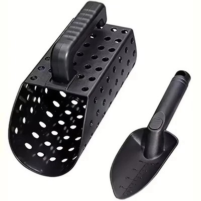 Metal Detector Sand Scoop & Shovel Set Gold Treasure Digging Tool Accessories