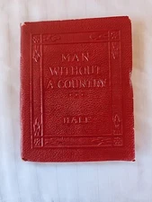 LITTLE LEATHER LIBRARY -- Hale Man Without A Country -- Vintage Miniature Book