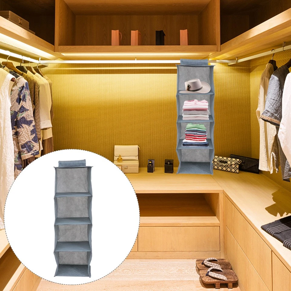 Tragbarer Kleiderschrank, Kleiderschrank mit Schublade, Aufbewahrungskoffer,