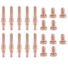 Lewan 10Pcs 9-8252 Nozzle Tips 60A & 10Pcs 9-8232 Electrode fit Thermal Dynam...