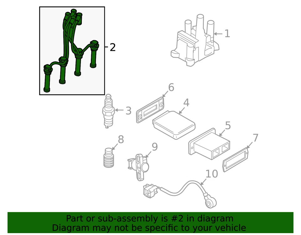 Ford Ranger 2001-2011 original - Juego de encendido 1L5Z-12259-AA Foto 2 de 4