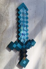 Minecraft Diamond Sword Signed by Minecraft Youtubers at 2016 Minecon Meet-Up