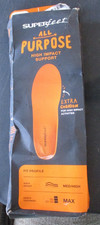 Superfeet All-purpose Orange Insoles SIZE C Men's 5.5-7 Woman's 6.5-8 New Other