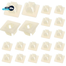 20 PCS License Plate Screw Inserts Plastic Nut Screw Retainers for License Plate