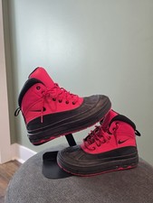 NIKE ACG WOODSIDE 2 HIGH WATERPROOF BOOT RED/BLACK SIZE 4Y