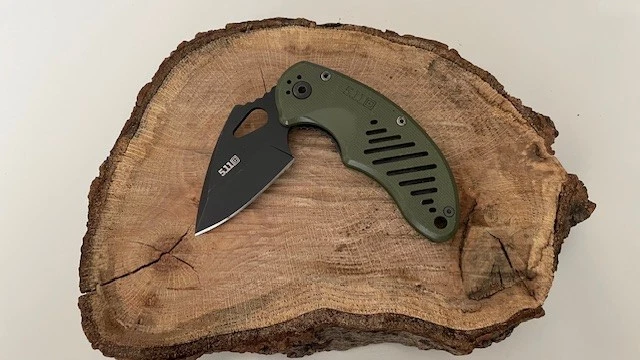 5.11 Tactical Knife BladeTech 0514 AUS 8 Black Blade Folding Pocket Knife Mike - Image 4 of 4