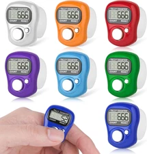 7 Pcs Electronic Finger Counter 5 Digit Number Digital Display Hand Tally