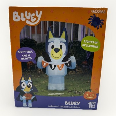 Bluey  BOO  Halloween 3.5  Light Up Inflatable, Gemmy, #6022063, New