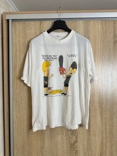 Beavis And Butthead 1994 MTV Chicks Are Cool Rare T Shirt Mens Size M White