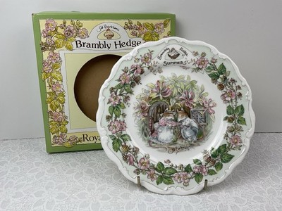 Royal Doulton Brambly Hedge Sommer Salat-/Dessertteller unbenutzt verpackt 21 cm
