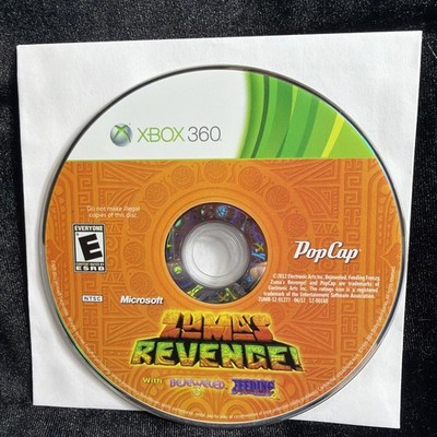 Zuma's Revenge (Microsoft Xbox 360, 2012) Disc Only ~ Tested 