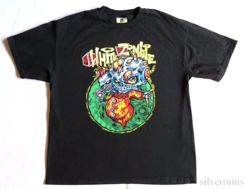White Zombie Vintage T Shirt 1990's Tour Alt Grunge Metal Ba 1990s vintage concert t-shirt, vintage, single stitch, B+ condition