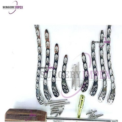 Locking Superior Anterior Clavicle S Plate 4,6,8&10 Holes R &L SS 316L (110 pcs)
